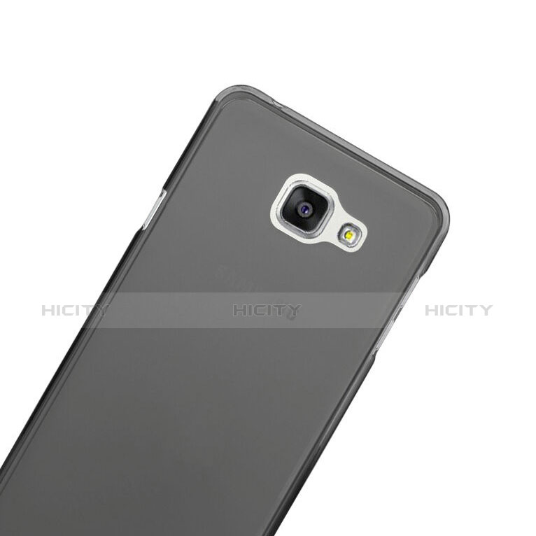 Cover Silicone Trasparente Ultra Sottile Morbida per Samsung Galaxy A5 (2016) SM-A510F Nero
