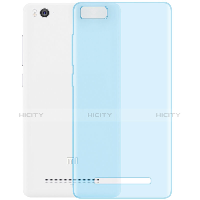 Cover Silicone Trasparente Ultra Sottile Morbida per Xiaomi Mi 4i Blu