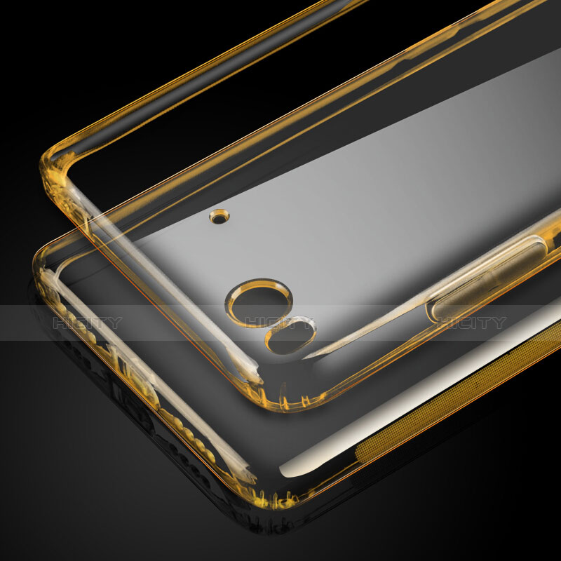 Cover Silicone Trasparente Ultra Sottile Morbida per Xiaomi Mi 5S 4G Oro