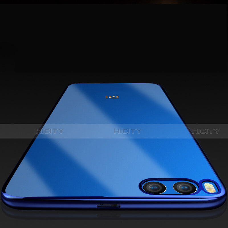 Cover Silicone Trasparente Ultra Sottile Morbida per Xiaomi Mi Note 3 Blu