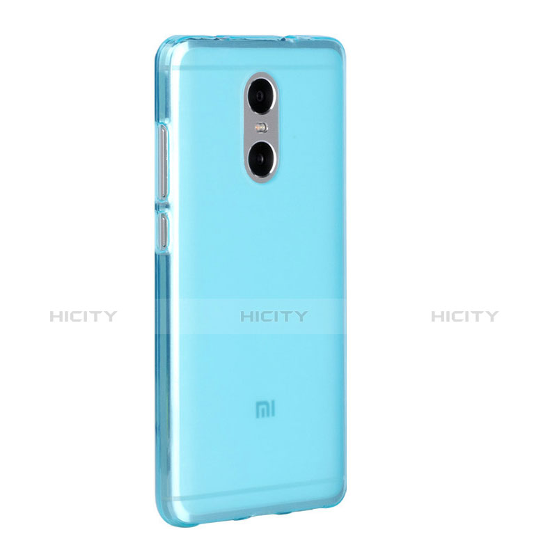 Cover Silicone Trasparente Ultra Sottile Morbida per Xiaomi Redmi Pro Blu