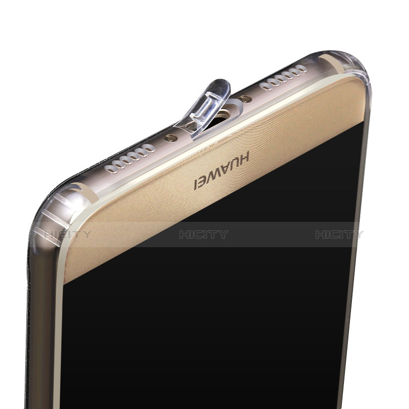 Cover Silicone Trasparente Ultra Sottile Morbida R01 per Huawei G9 Plus Chiaro