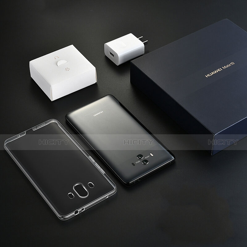 Cover Silicone Trasparente Ultra Sottile Morbida R01 per Huawei Mate 10 Chiaro