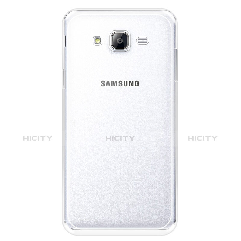 Cover Silicone Trasparente Ultra Sottile Morbida R01 per Samsung Galaxy On5 G550FY Chiaro