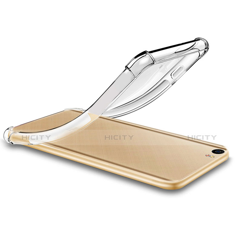 Cover Silicone Trasparente Ultra Sottile Morbida R01 per Xiaomi Mi 5 Chiaro