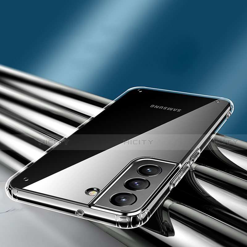 Cover Silicone Trasparente Ultra Sottile Morbida S03 per Samsung Galaxy S21 5G Chiaro