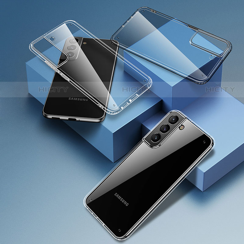 Cover Silicone Trasparente Ultra Sottile Morbida S03 per Samsung Galaxy S21 Plus 5G Chiaro