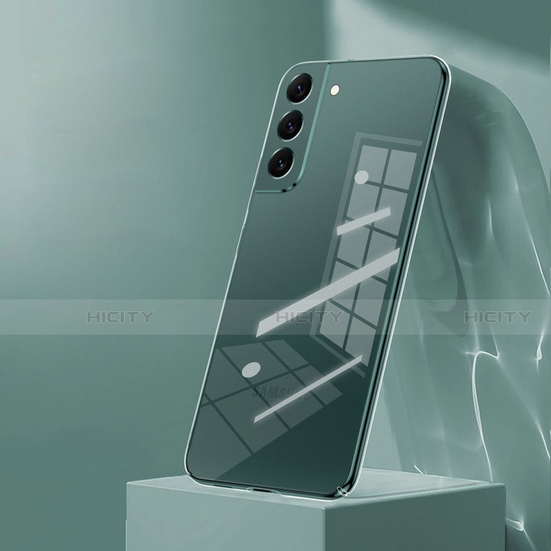 Cover Silicone Trasparente Ultra Sottile Morbida S04 per Samsung Galaxy S21 5G Chiaro