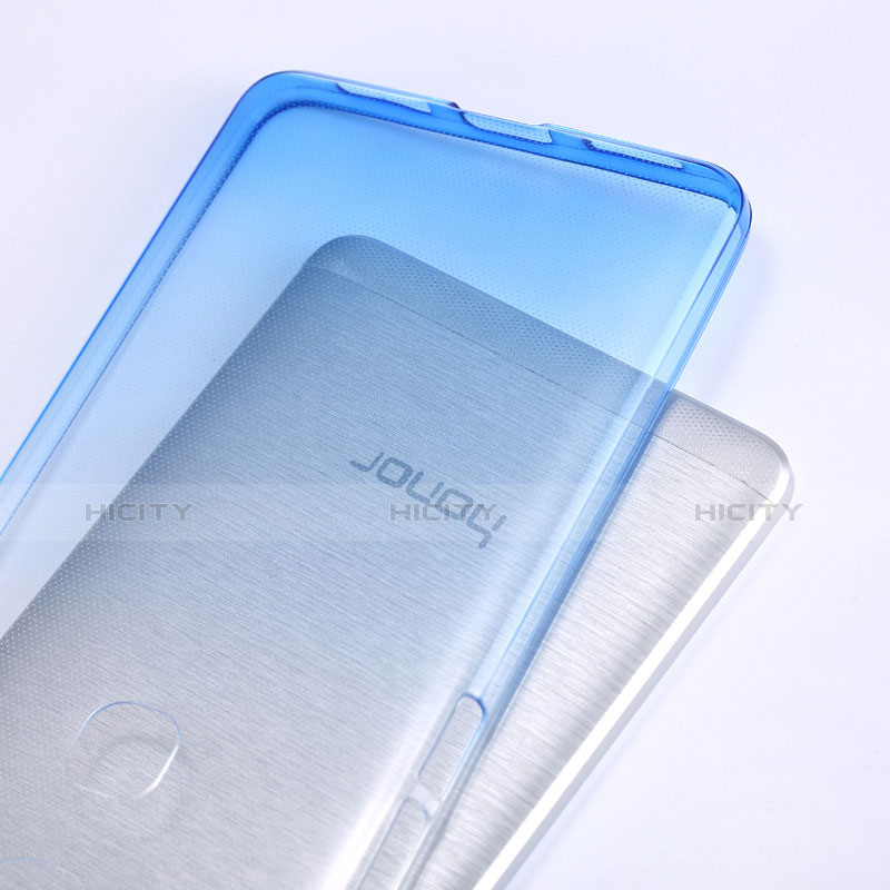 Cover Silicone Trasparente Ultra Sottile Morbida Sfumato per Huawei Honor X5 Cielo Blu