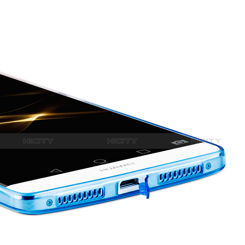 Cover Silicone Trasparente Ultra Sottile Morbida Sfumato per Huawei Mate 8 Blu