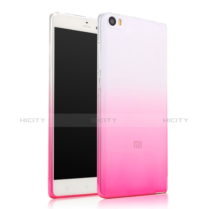 Cover Silicone Trasparente Ultra Sottile Morbida Sfumato per Xiaomi Mi Note Rosa