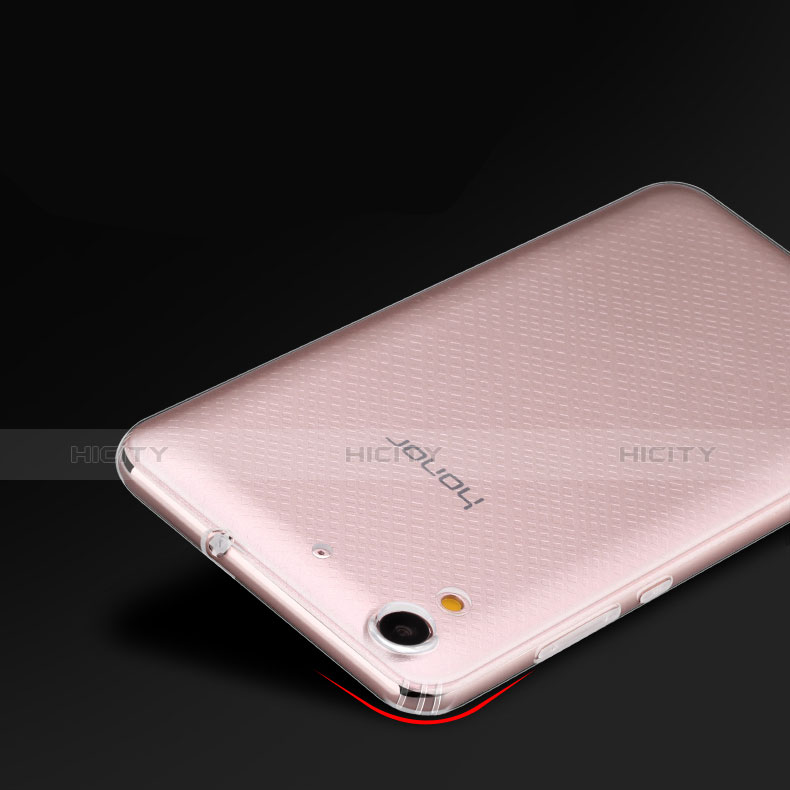Cover Silicone Trasparente Ultra Sottile Morbida T01 per Huawei Honor Holly 3 Chiaro