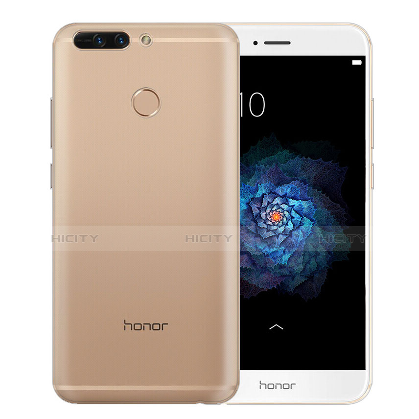 Cover Silicone Trasparente Ultra Sottile Morbida T01 per Huawei Honor V9 Chiaro