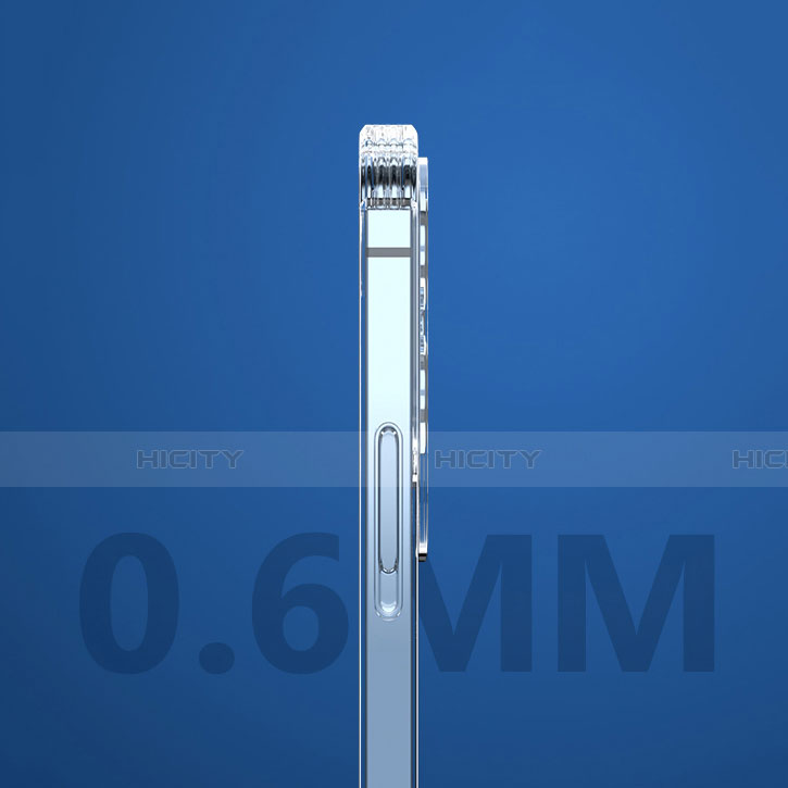 Cover Silicone Trasparente Ultra Sottile Morbida T02 per Apple iPhone 13 Pro Max Chiaro