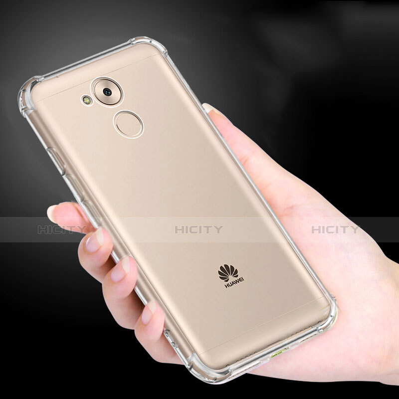 Cover Silicone Trasparente Ultra Sottile Morbida T02 per Huawei Enjoy 6S Chiaro