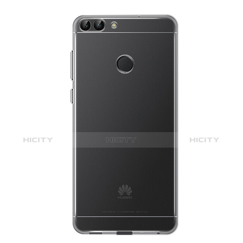 Cover Silicone Trasparente Ultra Sottile Morbida T02 per Huawei Enjoy 7S Chiaro