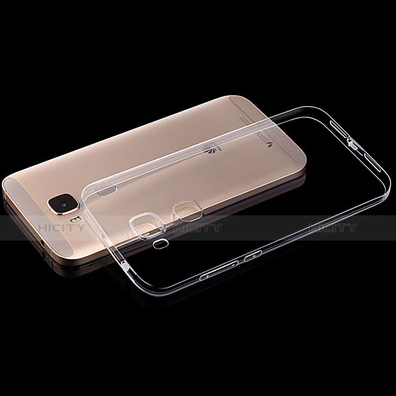 Cover Silicone Trasparente Ultra Sottile Morbida T02 per Huawei G8 Chiaro