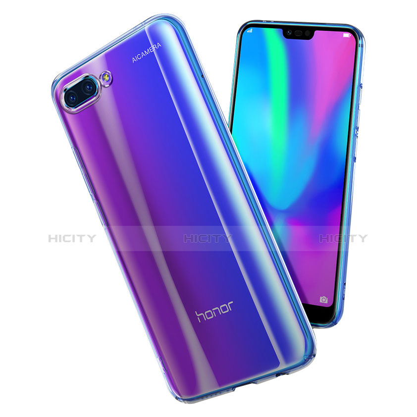 Cover Silicone Trasparente Ultra Sottile Morbida T02 per Huawei Honor 10 Chiaro