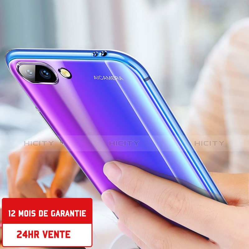 Cover Silicone Trasparente Ultra Sottile Morbida T02 per Huawei Honor 10 Chiaro