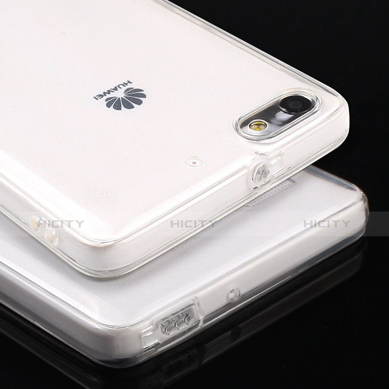 Cover Silicone Trasparente Ultra Sottile Morbida T02 per Huawei Honor 4C Chiaro