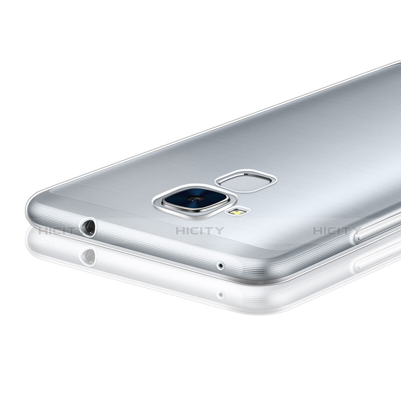 Cover Silicone Trasparente Ultra Sottile Morbida T02 per Huawei Honor 5C Chiaro
