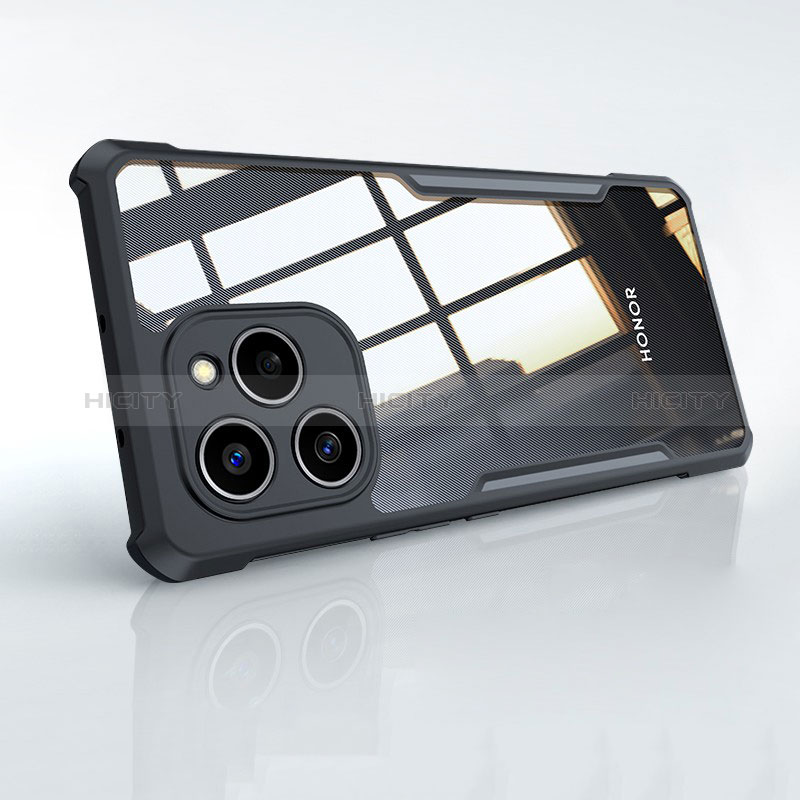 Cover Silicone Trasparente Ultra Sottile Morbida T02 per Huawei Honor 60 SE 5G Nero