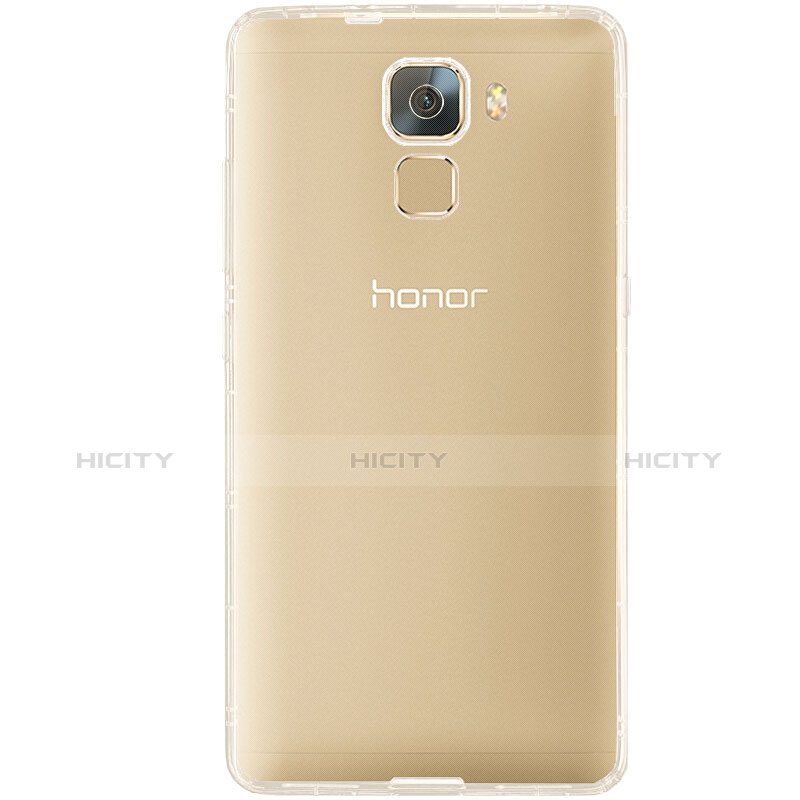 Cover Silicone Trasparente Ultra Sottile Morbida T02 per Huawei Honor 7 Chiaro