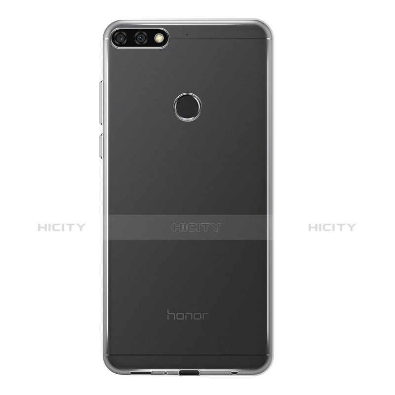 Cover Silicone Trasparente Ultra Sottile Morbida T02 per Huawei Honor 7C Chiaro