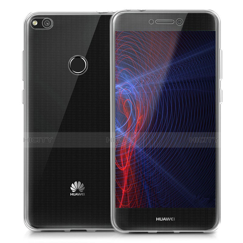 Cover Silicone Trasparente Ultra Sottile Morbida T02 per Huawei Honor 8 Lite Chiaro