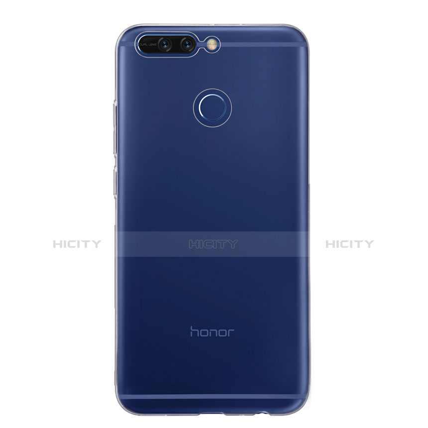 Cover Silicone Trasparente Ultra Sottile Morbida T02 per Huawei Honor 8 Pro Chiaro