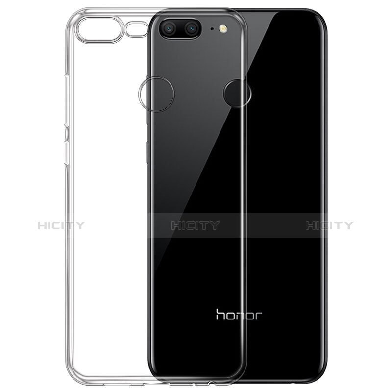 Cover Silicone Trasparente Ultra Sottile Morbida T02 per Huawei Honor 9 Lite Chiaro