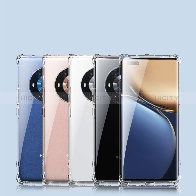 Cover Silicone Trasparente Ultra Sottile Morbida T02 per Huawei Honor Magic3 5G Chiaro