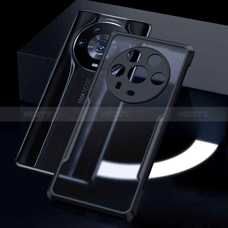 Cover Silicone Trasparente Ultra Sottile Morbida T02 per Huawei Honor Magic4 Ultimate 5G Nero