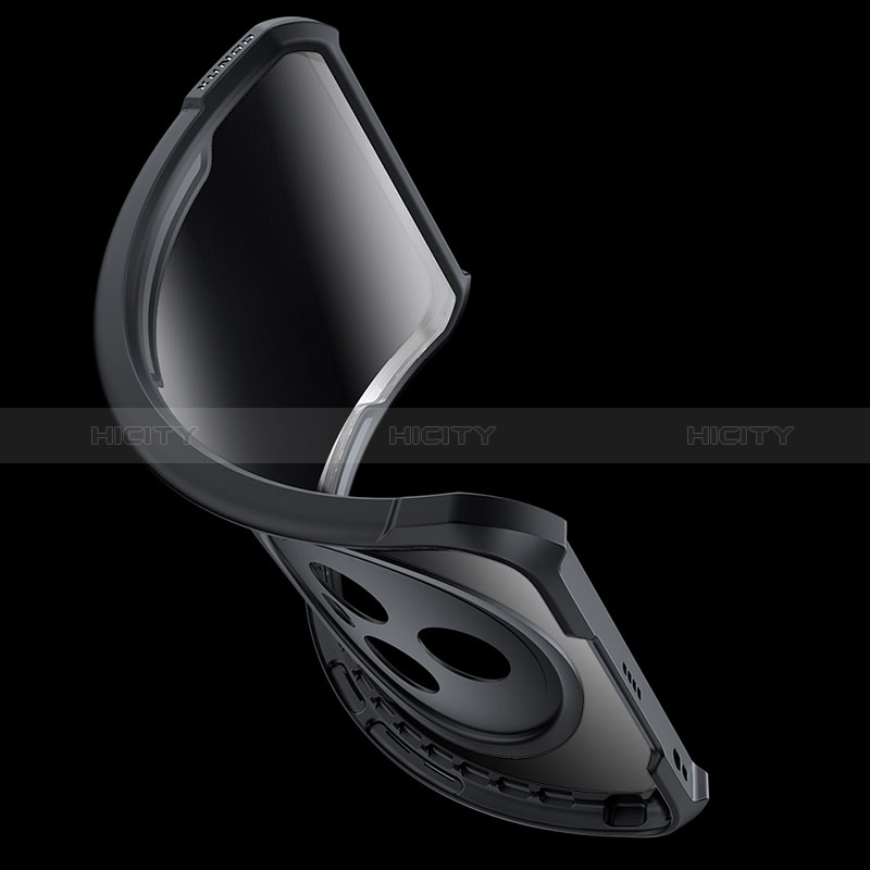 Cover Silicone Trasparente Ultra Sottile Morbida T02 per Huawei Honor Magic5 5G Nero