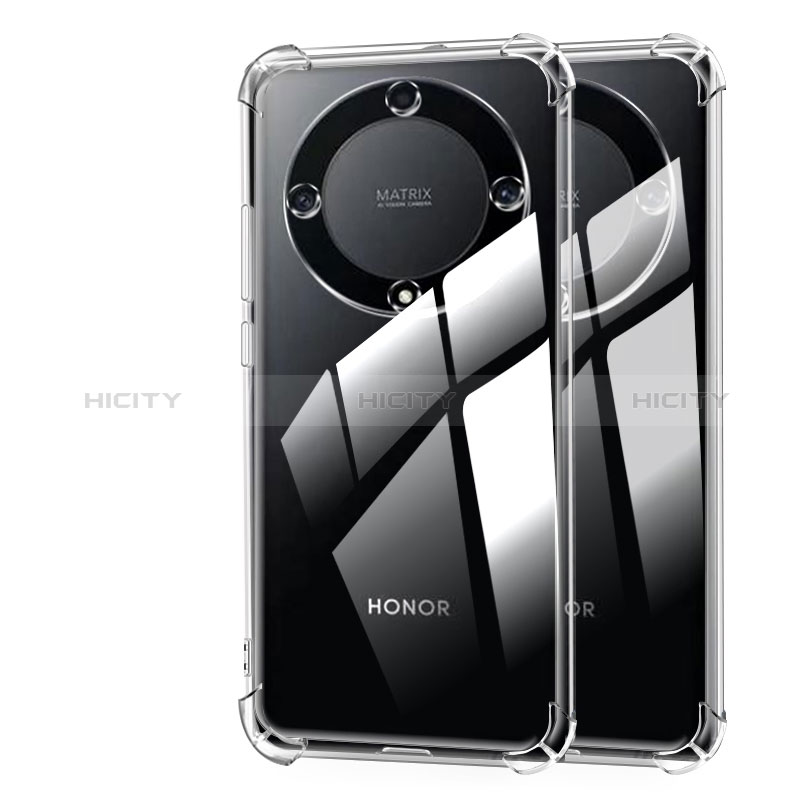 Cover Silicone Trasparente Ultra Sottile Morbida T02 per Huawei Honor Magic6 Lite 5G Chiaro