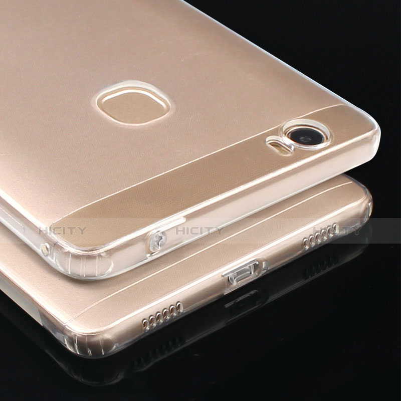 Cover Silicone Trasparente Ultra Sottile Morbida T02 per Huawei Honor V8 Max Chiaro