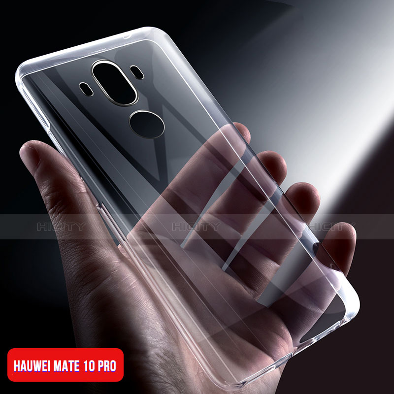 Cover Silicone Trasparente Ultra Sottile Morbida T02 per Huawei Mate 10 Pro Chiaro