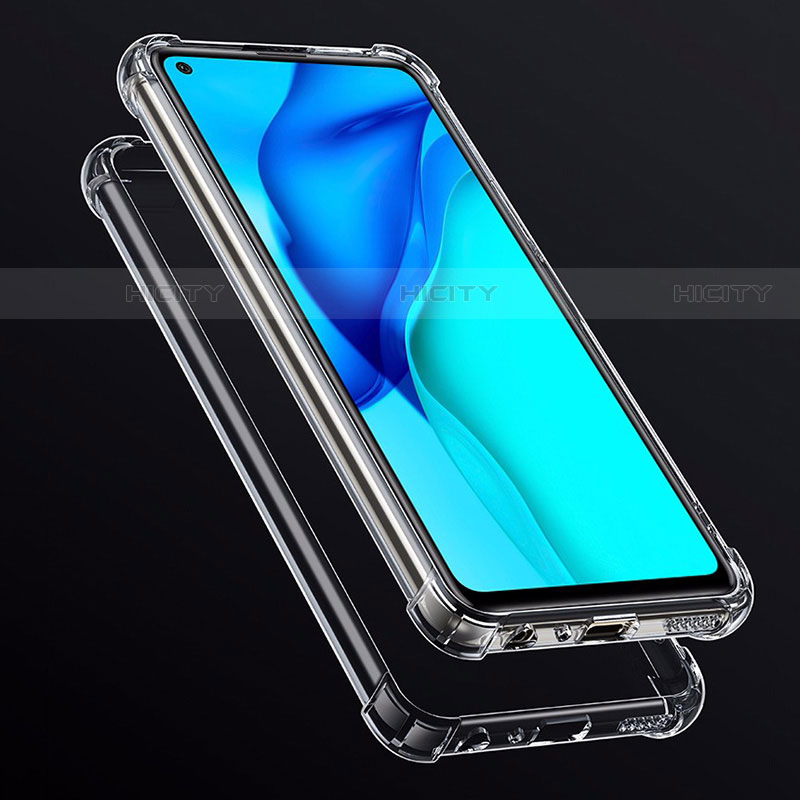 Cover Silicone Trasparente Ultra Sottile Morbida T02 per Huawei Mate 40 Lite 5G Chiaro