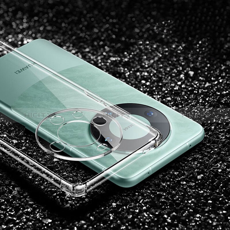 Cover Silicone Trasparente Ultra Sottile Morbida T02 per Huawei Mate 60 Pro Chiaro