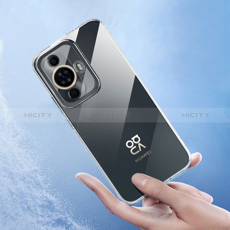 Cover Silicone Trasparente Ultra Sottile Morbida T02 per Huawei Nova 11 Pro Chiaro