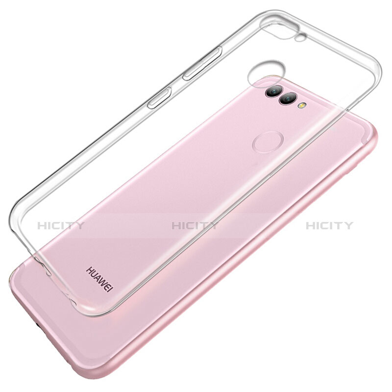 Cover Silicone Trasparente Ultra Sottile Morbida T02 per Huawei Nova 2 Chiaro