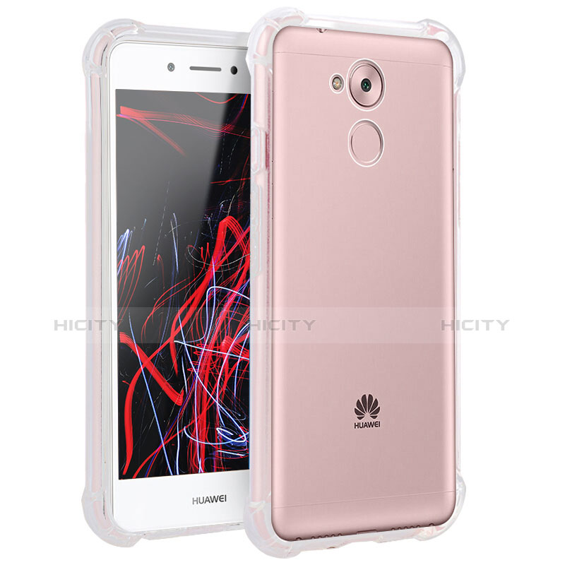 Cover Silicone Trasparente Ultra Sottile Morbida T02 per Huawei Nova Smart Chiaro