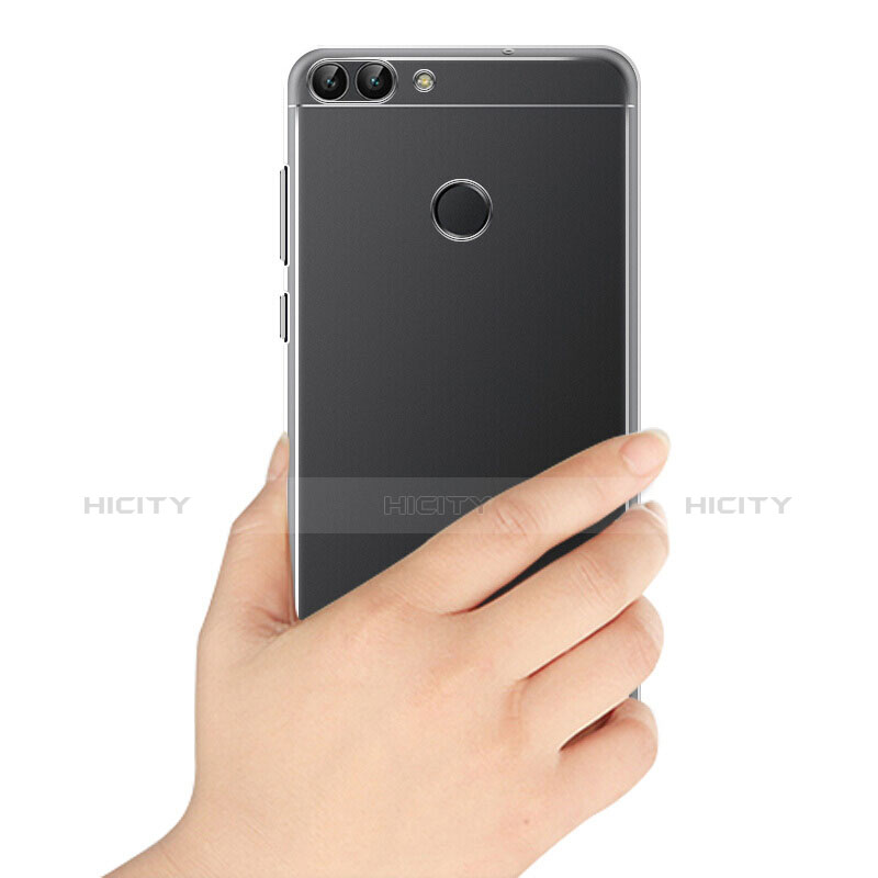 Cover Silicone Trasparente Ultra Sottile Morbida T02 per Huawei P Smart Chiaro