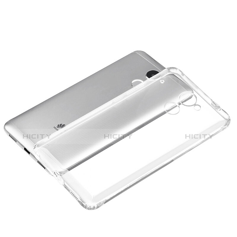 Cover Silicone Trasparente Ultra Sottile Morbida T02 per Huawei Y7 Prime Chiaro