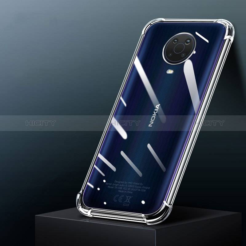 Cover Silicone Trasparente Ultra Sottile Morbida T02 per Nokia G20 Chiaro