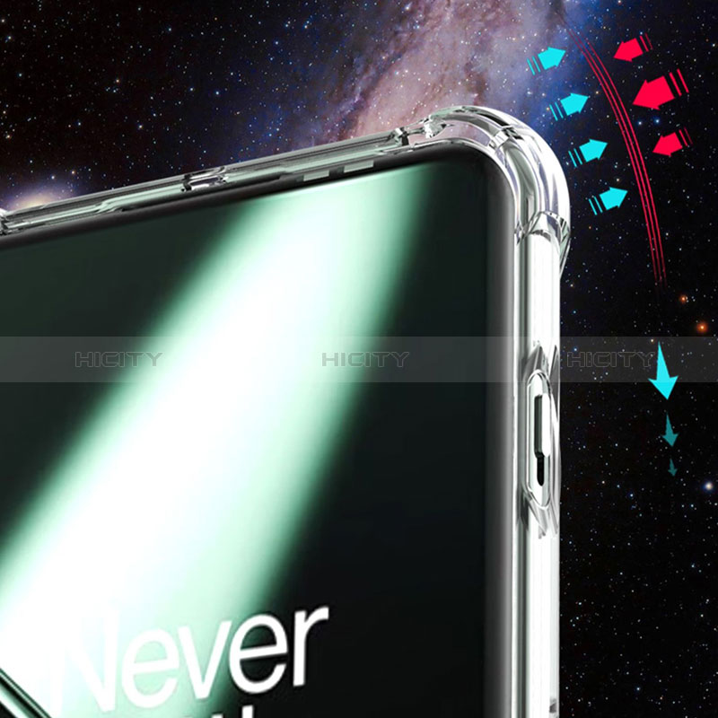 Cover Silicone Trasparente Ultra Sottile Morbida T02 per OnePlus 11R 5G Chiaro