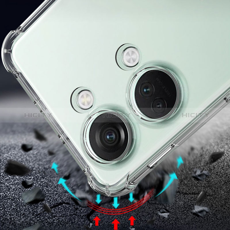 Cover Silicone Trasparente Ultra Sottile Morbida T02 per OnePlus Ace 2V 5G Chiaro