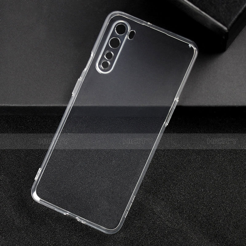 Cover Silicone Trasparente Ultra Sottile Morbida T02 per OnePlus Nord Chiaro