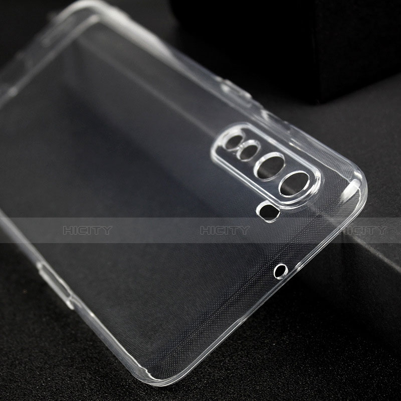 Cover Silicone Trasparente Ultra Sottile Morbida T02 per OnePlus Nord Chiaro