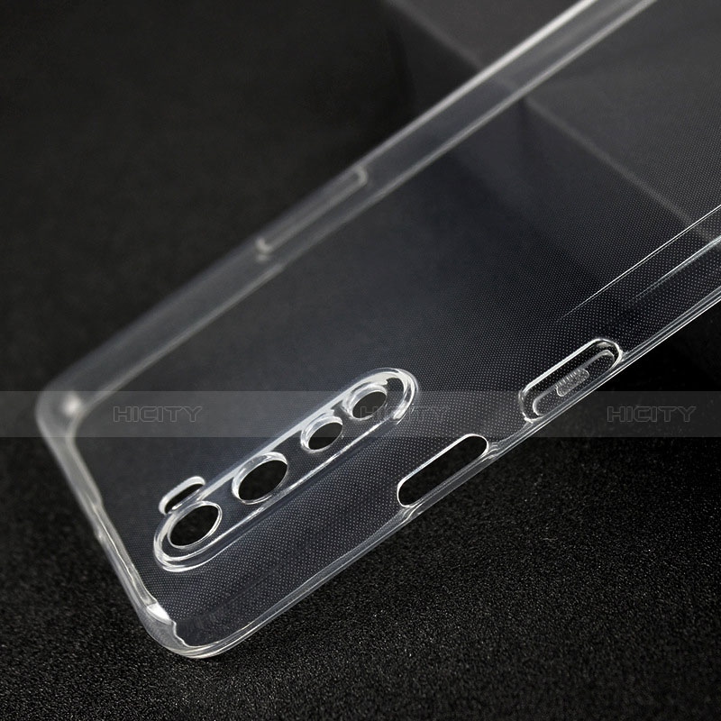 Cover Silicone Trasparente Ultra Sottile Morbida T02 per OnePlus Nord Chiaro